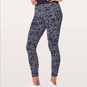 Lulu Lemon Align Leggings Blue Floral